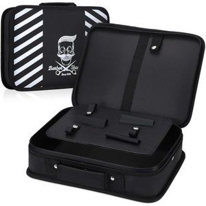 Barber Tool Bag, Fashion Skull Pattern Carrying Case 11.8 x 8.5''